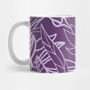 Minimal Jungle - tropical leaves Mug